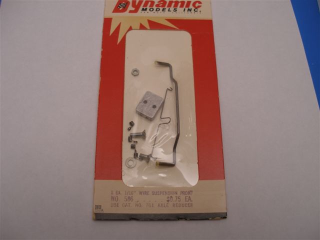 Dynamic 6 Hole Custom Aluminum Slot Car Wheels 1 Pair 5:40 Thread 1960 NOS 629-6 